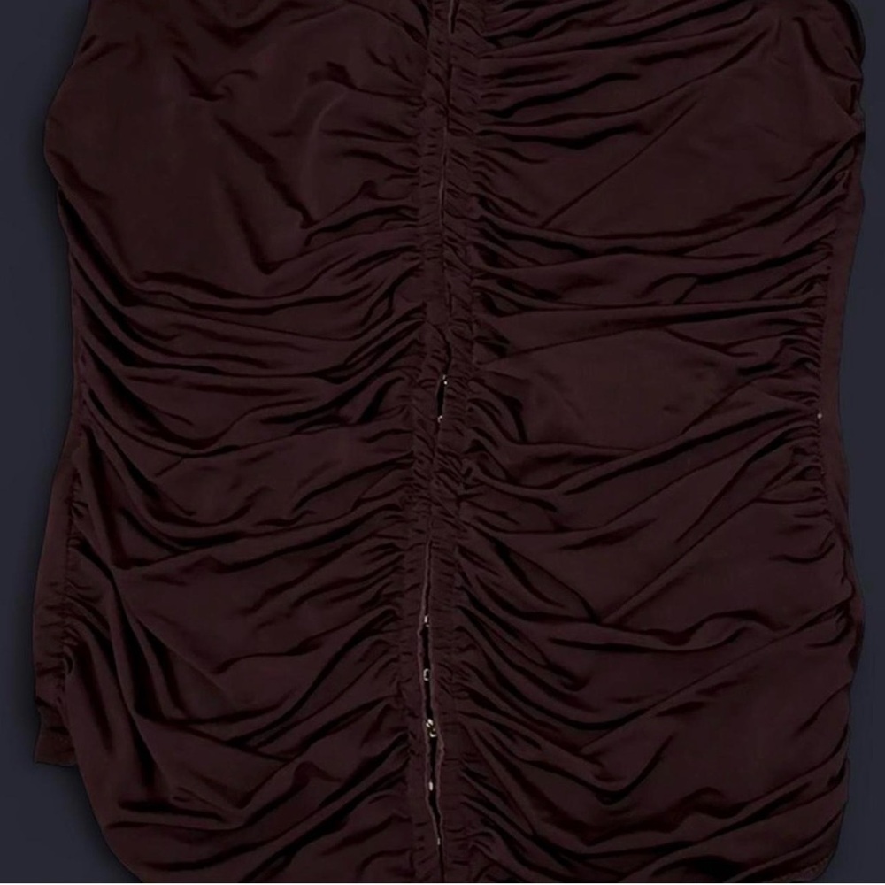 Fashion Nova Ruched Purple Top